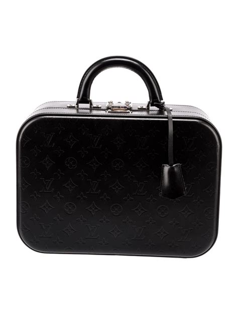 lv guir glace bag|LOUIS VUITTON Monogram Glace Valisette MM Black.